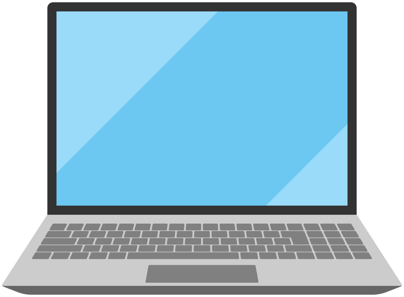 パソコンで予約管理ができることを表すアイコン